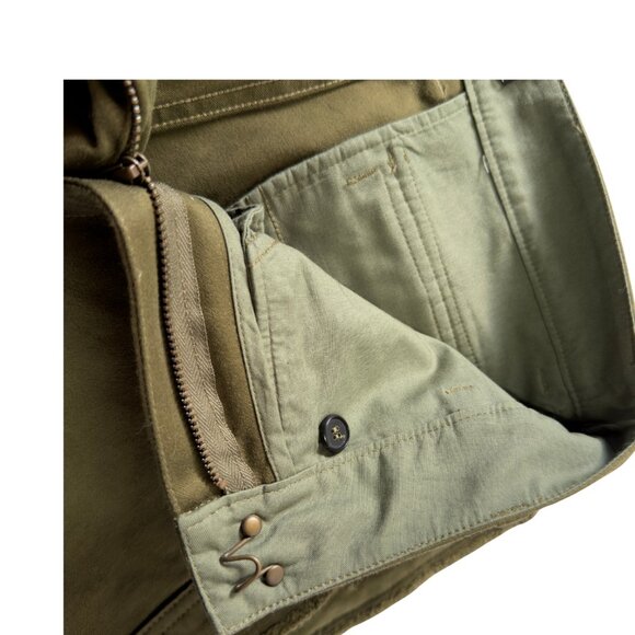 Isabel Marant Étoile Jessie Cropped Pants Khaki Army Green EU 36 / US 4 NWT - Picture 4 of 14